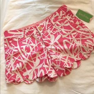 New Lilly Pulitzer Buttercup short size 0 Pink NWT
